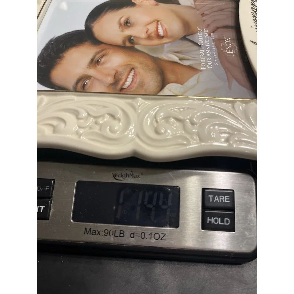 Lenox “Our Anniversary” Embossed Scroll 5x7 Photo Frame